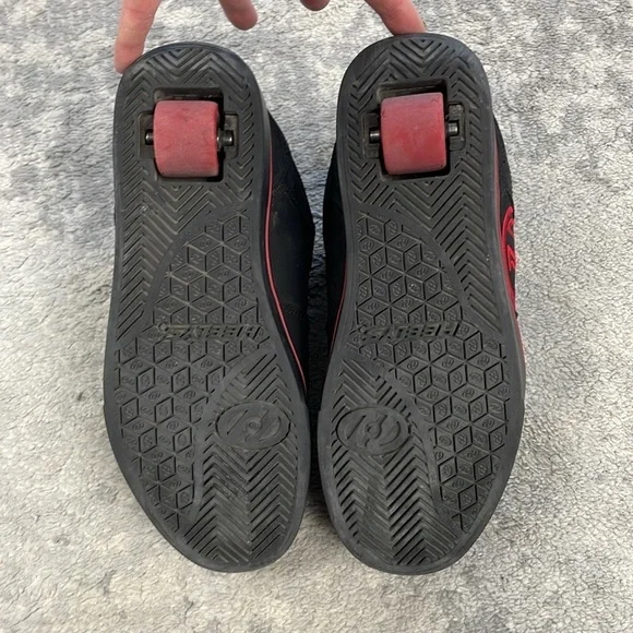 Heelys Motion Plus Roller Shoes Skate Sneakers Black Low Top Sz 6Y - Picture 11 of 14